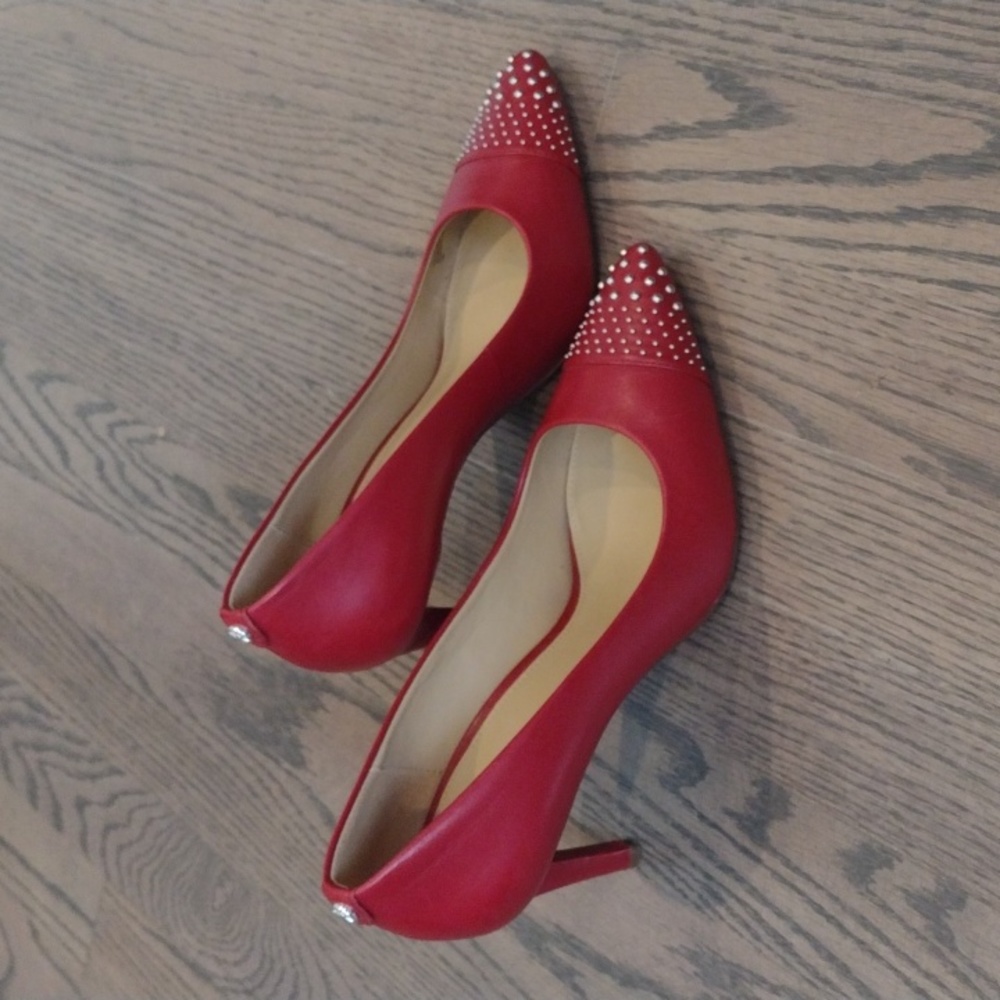 Michael Kors deep red heels